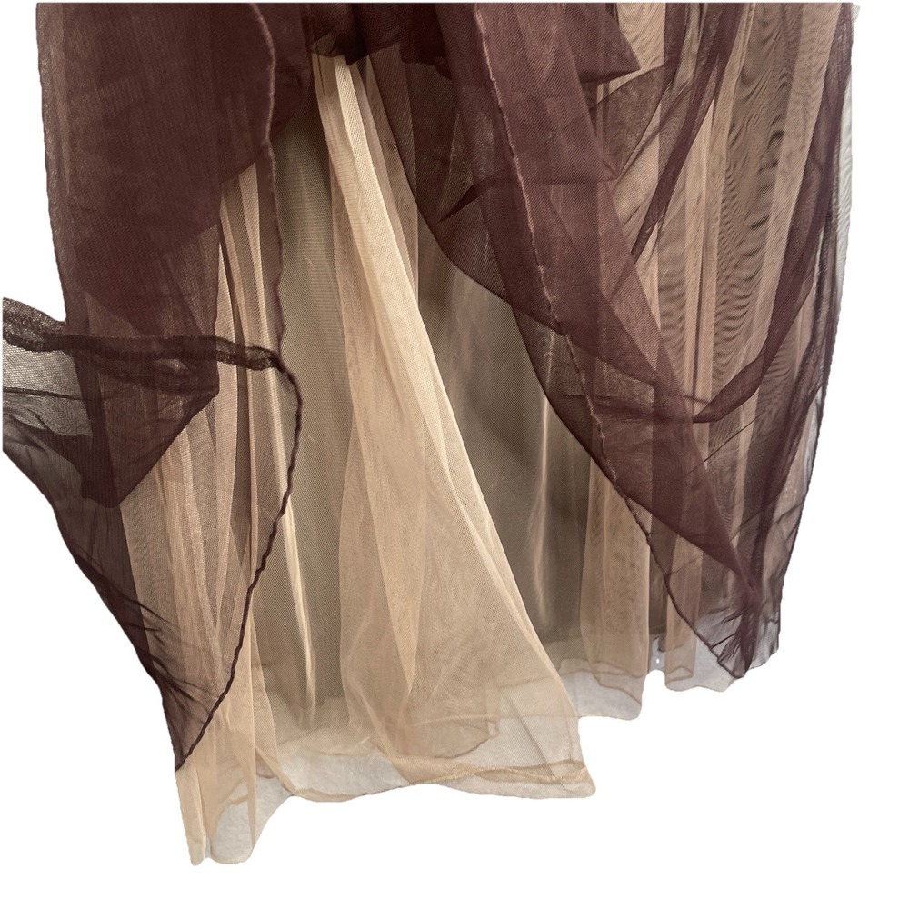 Vtg Torrid Brown Tulle Fit and Flare Dress‎ Size 14 - Picture 11 of 16